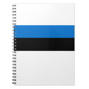 Cuaderno Eesti Vabariik - Bandera de Estonia