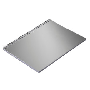 Cuaderno Efecto de luz solar gris plateado