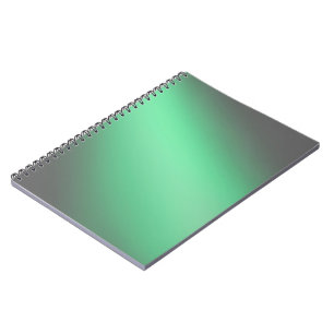 Cuaderno Efecto de luz solar gris verde