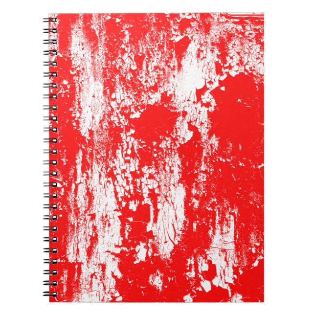 Cuaderno Efecto de pincel de tinta de ilustracion abstracto (Frente)