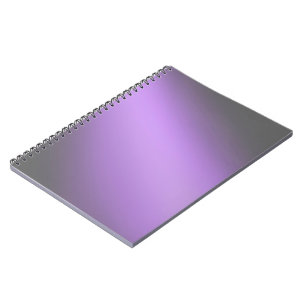 Cuaderno Efecto morado gris claro de la luna
