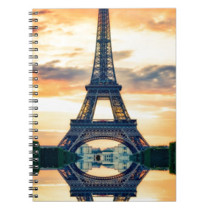 Cuaderno Effel Tower Paris Evending European Travel