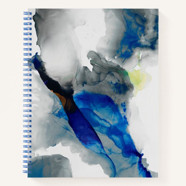 Cuaderno Efímero - Azul y gris (Anverso)