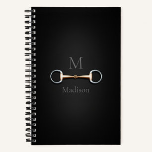 Cuaderno Eggbutt Snaffle Bit Monogramado Ecuestre