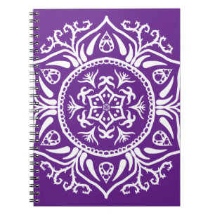 Cuaderno Eggplant Mandala