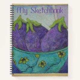 Cuaderno Eggplant Painting Sketchbook