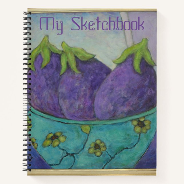 Cuaderno Eggplant Painting Sketchbook (Anverso)