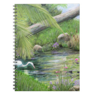 Cuaderno Egret on Pond