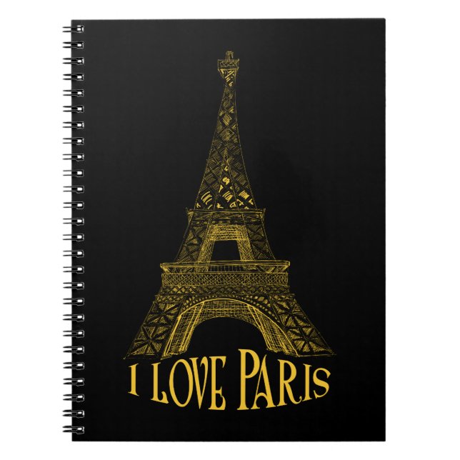 Cuaderno Eiffel tower.Paris (Frente)