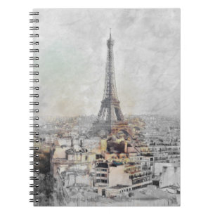 Cuaderno Eiffel Tower. Paris, France