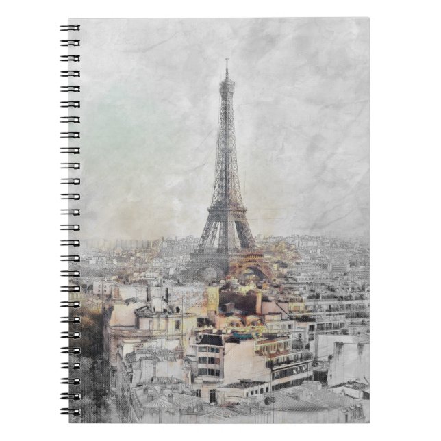 Cuaderno Eiffel Tower. Paris, France (Frente)