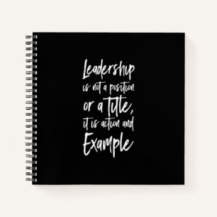 Cuaderno ejemplo de liderazgo
