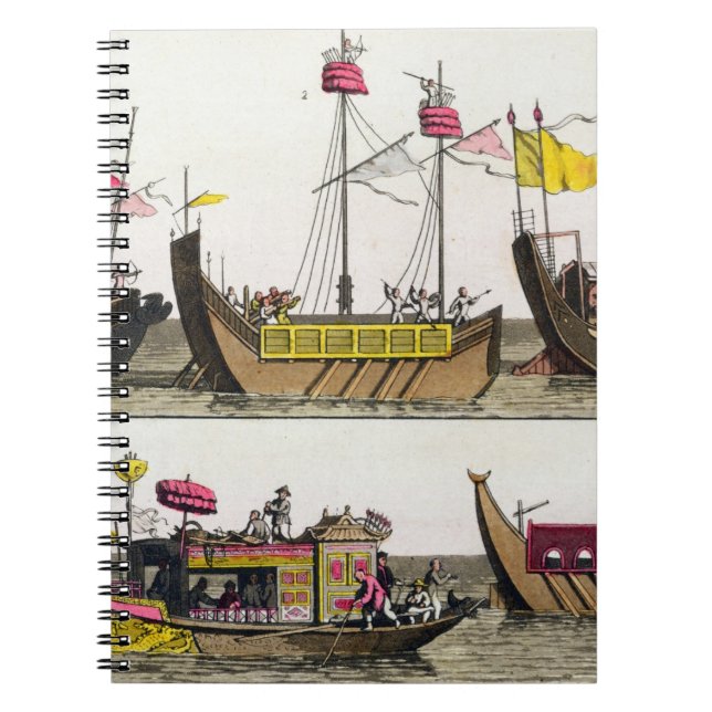 Cuaderno Ejemplos de las naves chinas, ilustracion de 'Le C (Frente)