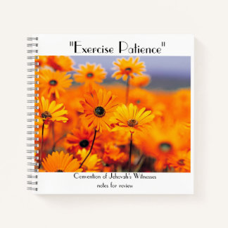 Cuaderno "Ejercer la paciencia" portátil de Daisy