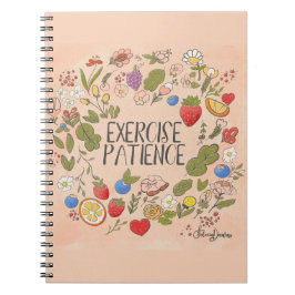 Cuaderno Ejercicio Paciencia 8.5 xc 11 Portátil