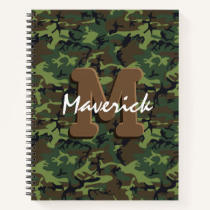 Cuaderno Ejército de Niño Masculino Camuflaje