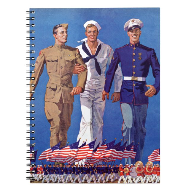 Cuaderno Ejército, marina de guerra y infantes de marina (Frente)