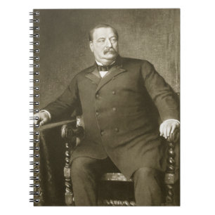 Cuaderno El 22do y el 24to presidente de Grover Cleveland,