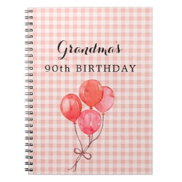 Cuaderno El 90 cumpleaños de la abuela