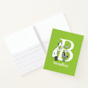 Cuaderno El ABC de Dr. Seuss: Letra B - Blanco Agrega tu