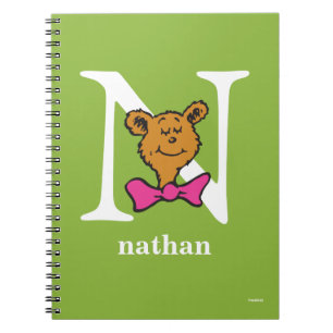 Cuaderno El ABC de Dr. Seuss: Letra N - Blanco   Agrega tu 