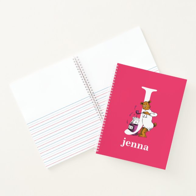 Cuaderno El ABC del Dr. Seuss: Carta J - Blanco | Añadir su (Interior)