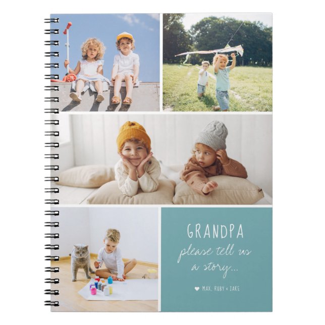 Cuaderno El Abuelo Nos Cuenta Una Historia | COLLAGE DE FOT (Frente)