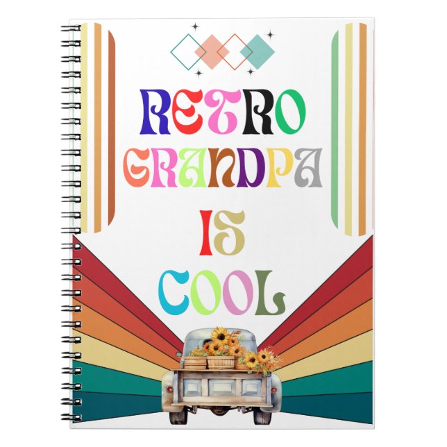 Cuaderno El abuelo retro es Guay (Frente)
