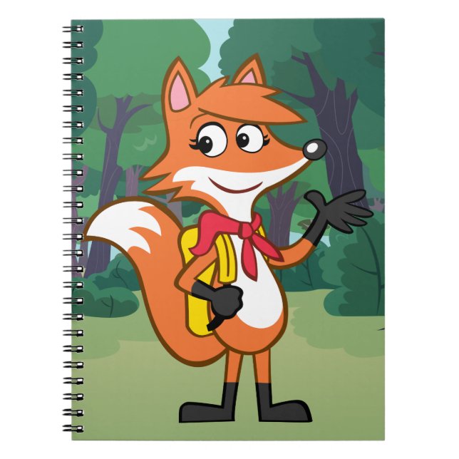 Cuaderno El agitar del Fox de Rick el | Scarlett del (Frente)