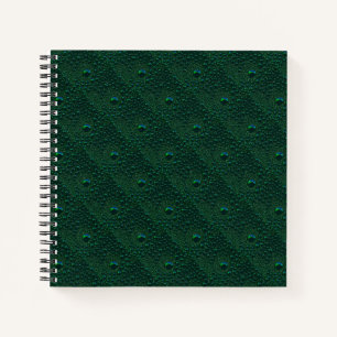 Cuaderno El agua cae sobre el Metalizado verde