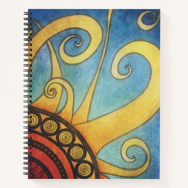 Cuaderno El alcance de la luz, por Nayad Monroe (Anverso)