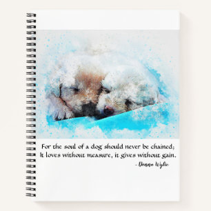 Cuaderno El alma de un perro - Cachorros