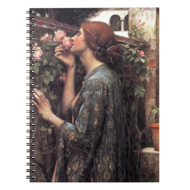 Cuaderno El alma del Rosa (por John William Waterhouse) (Frente)