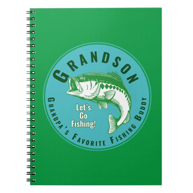 Cuaderno El amigo pesquero favorito del abuelo (Frente)