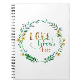 Cuaderno El-amor-crece-aquí