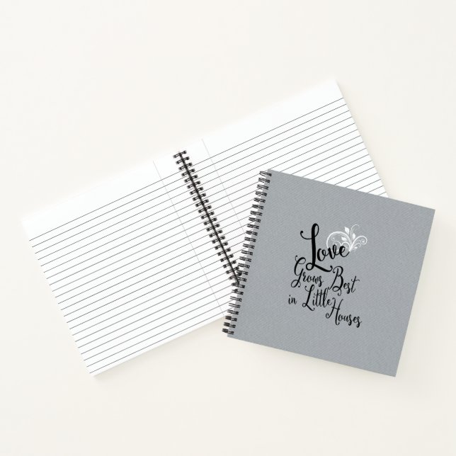 Cuaderno El Amor Creció Mejor En Las Citas De Las Casas Peq (Interior)
