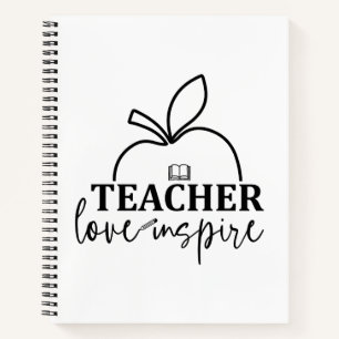 Cuaderno El amor de los profesores inspira a divertirse
