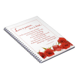 Cuaderno El amor es la rosa roja del paciente