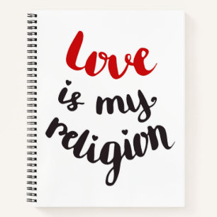 Cuaderno El amor es mi religión