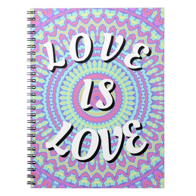 Cuaderno El Amor Es Orgullo Pride (Frente)
