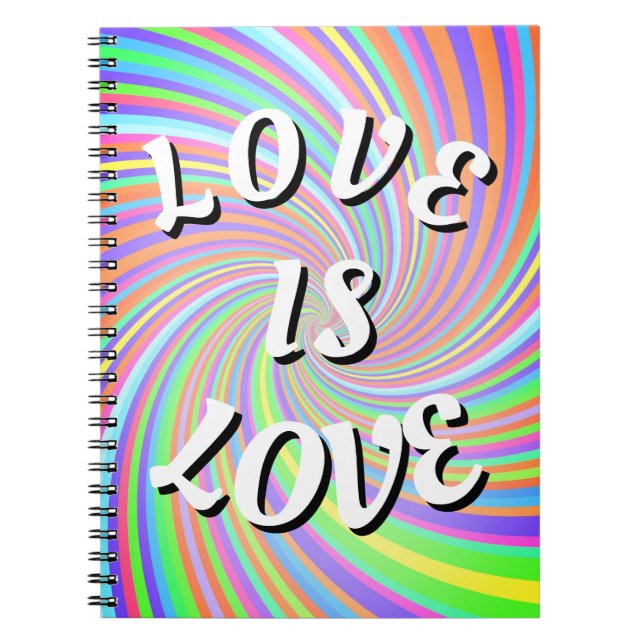 Cuaderno El Amor Es Orgullo Pride (Frente)
