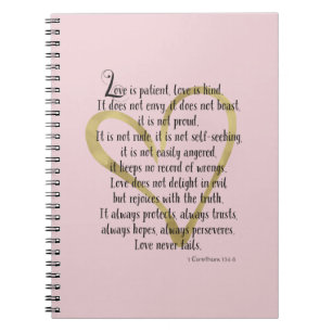 Cuaderno El amor es paciente