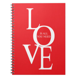 Cuaderno El amor es todo lo que necesitas