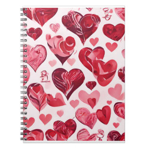 Cuaderno El amor está en el diseño de aire-corazón