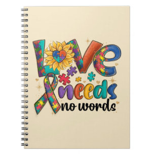 Cuaderno El amor no necesita palabras - Conciencia del auti