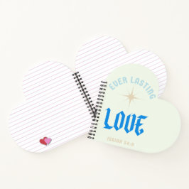 Cuaderno El amor nunca falla, boda, matrimonio, arte gráfic