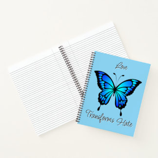 Cuaderno El amor transforma el bloc de notas en espiral de