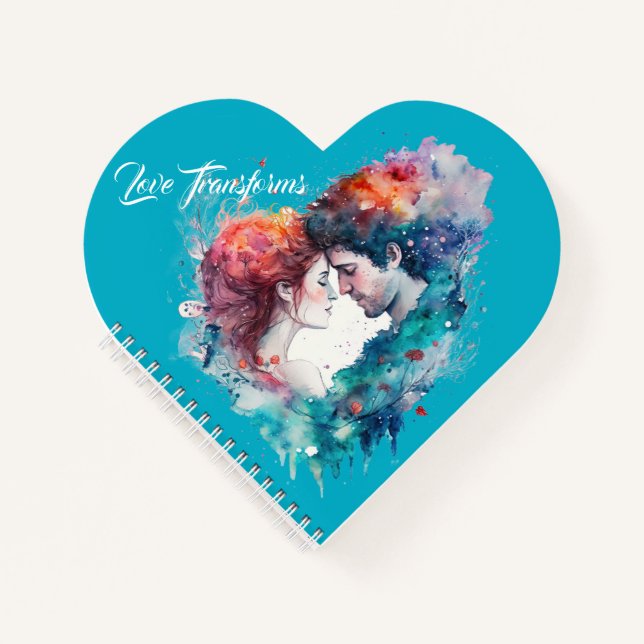 Cuaderno El amor transforma la forma del corazón (Anverso)