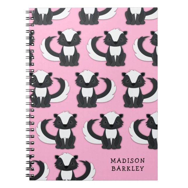 Cuaderno El animal maleante de bosque de zorrillo (Frente)