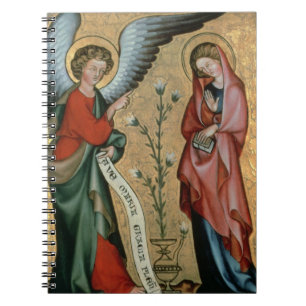 Cuaderno El anuncio, c.1330 (aceite en el panel)